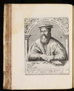 Conrad Gessner by Johann Theodor de Bry