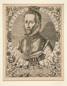 Portrait of Orlando Lassus, from J.J. Boissard by Johann Theodor de Bry