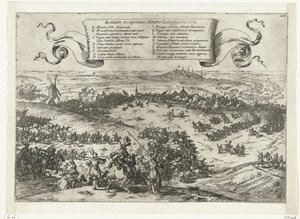 Alva Besieges Bergen in Hainaut, 1572 by Johann Wilhelm Baur
