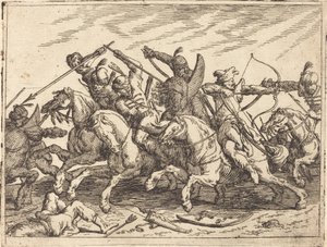 Caprices of Various Battles by Johann Wilhelm Baur