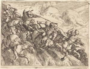 Caprices of Various Battles by Johann Wilhelm Baur