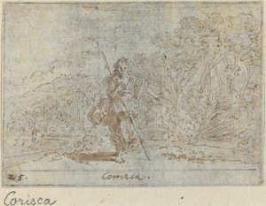 Corisca, 1640 by Johann Wilhelm Baur
