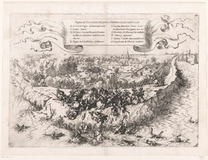 Battle of Oosterweel, 1567 by Johann Wilhelm Baur