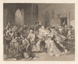 Assassination Attempt on Prince William I by Jean de Jauregui, March 18, 1852