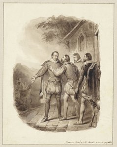 Abschied von Prinz Wilhelm I. und dem Grafen von Egmond