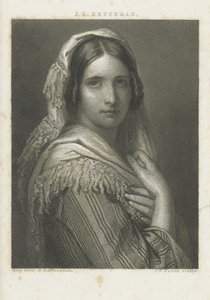 Portrait of an Unknown Woman by Johann Wilhelm Kaiser (I)