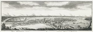 View of Nevyansk Factories, ca 1735 by Johann Wilhelm Lürsenius