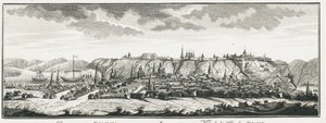 View of Tobolsk, ca 1735 by Johann Wilhelm Lürsenius