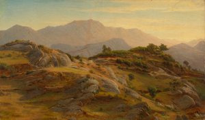 Landscape near Civitella by Johann Wilhelm Schirmer