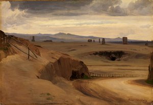 View of the Roman Campagna by Johann Wilhelm Schirmer