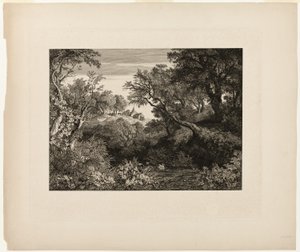 The Large German Landscape by Johann Wilhelm Schirmer