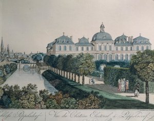 The Palace of the Prince Electors in Poppelsdorf, Near Bonn by Johann Ziegler