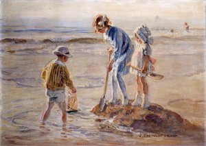 Playing on the Katwijk Beach