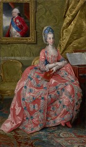 Portrait of the Archduchess Maria Amalia of Austria, Duchess of Parma by Johan Joseph Zoffany