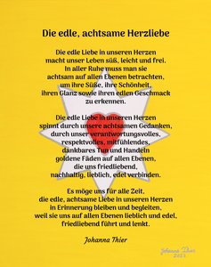 Die edle, achtsame Herzliebe - Version 1