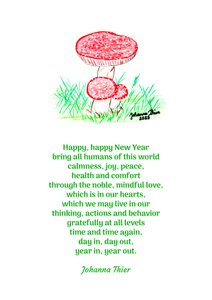 Happy New Year (Version 2) by Johanna Thier