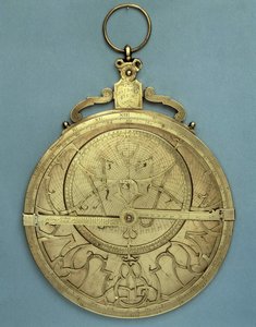 Astronomical instrument: an astrolabe by Johannes Stoeffler (Stoffler) (1452-1531), made in the 16th century. Paris, Brieux Collection