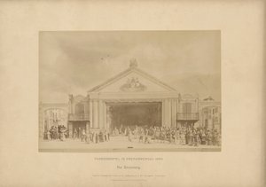 Passion Play of Ober-Ammergau - The Procession of the Cross by Johannes Bernhard