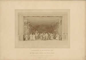 Passion Play of Ober-Ammergau - The Sons of Jacob Sell Their Brother Joseph by Johannes Bernhard