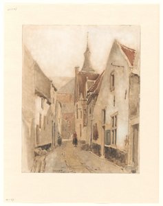 View from the Ridderstraat into the Kerksteeg, Hattem