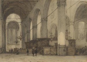 Church Interior by Johannes Bosboom