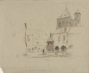 Study of the Square at S. Maria im Kapitol in Cologne
