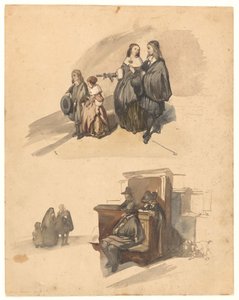 Studies of Figures by Johannes Bosboom