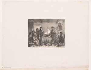 Payment of the Ship Boys by Johannes Christiaan d
