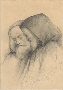 Two Old Men in Monk