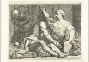 Cimon Fed by Pero by Johannes Frans de Backer