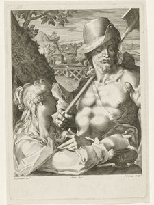 Christ Appears as a Gardener to Mary Magdalene