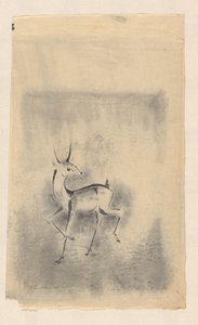 Roe Deer by Johannes Frederik Engelbert ten Klooster