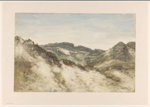 Dune Landscape near Zorgvliet by Johannes Gijsbert Vogel