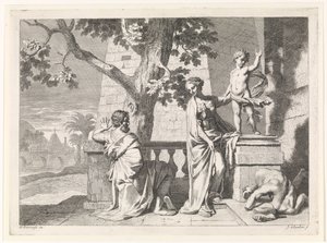 Christ Breaks an Idol (Biblical, Mythological, and Allegorical Representations series) by Johannes Glauber