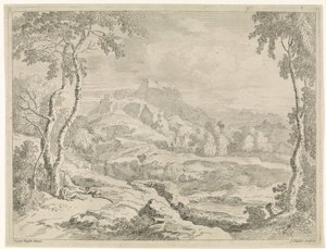 Landscape with Shepherds (Landscapes after Gaspar Poussin)