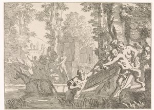 Silenus Being Pulled from the Water