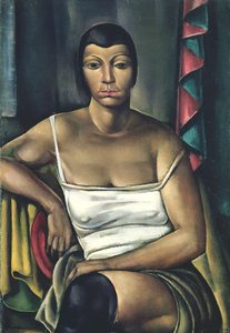 Sitting Woman by Johannes Greenberg
