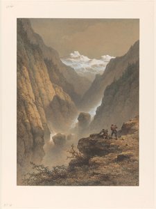 Mountain Landscape by Johannes Hilverdink