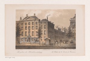 Headquarters of the Trading Company in Amsterdam by Johannes Hilverdink