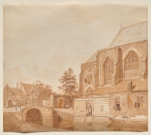 A View of the Nieuwe Kerk, Delft