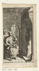 The Delicious Devil
Book Illustration for Simon de Vries, Seven Devils Reigning and Serving the Modern Maids, Amsterdam, 1682 by Johannes Jacobsz van den Aveele