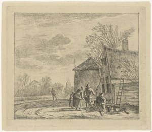 Landscape with Farmhouse and Hay Barn