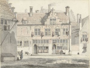 Houses in Amersfoort by Johannes Jelgerhuis