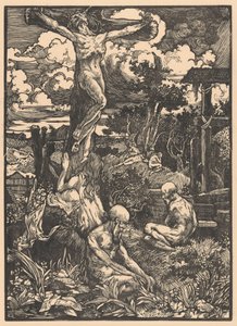 Crucified Man in a Hilly Landscape by Johannes Josephus Aarts
