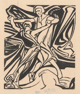 Jacob Wrestling with the Angel by Johannes Josephus Aarts