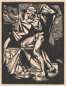 Samson Destroys the Temple Columns by Johannes Josephus Aarts