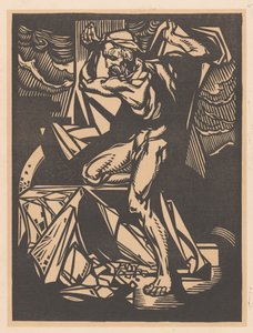 Samson Destroys the Temple Columns