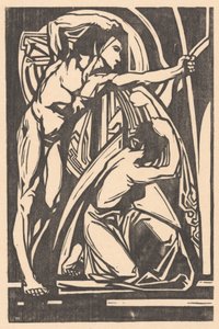 Standing Man and Kneeling Woman