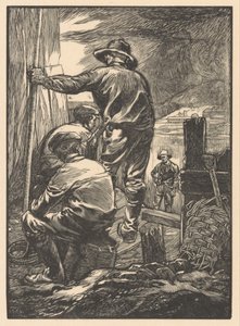 Four Workers by the Water by Johannes Josephus Aarts