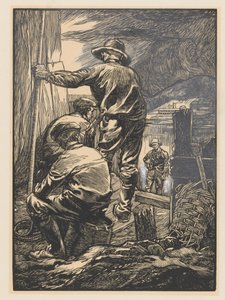 Four Workers by the Water by Johannes Josephus Aarts